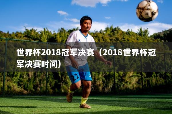 世界杯2018冠军决赛（2018世界杯冠军决赛时间）